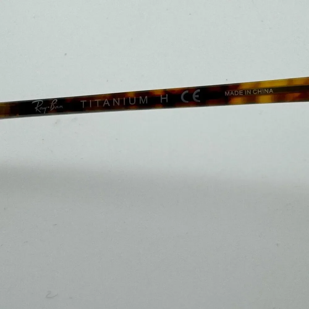 Ray-Ban RB 8586 1033 Titanium‎ Brown Eyeglass Frames 53-17-135 H13241